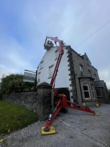 telescopic boom lift spider cherry picker hire